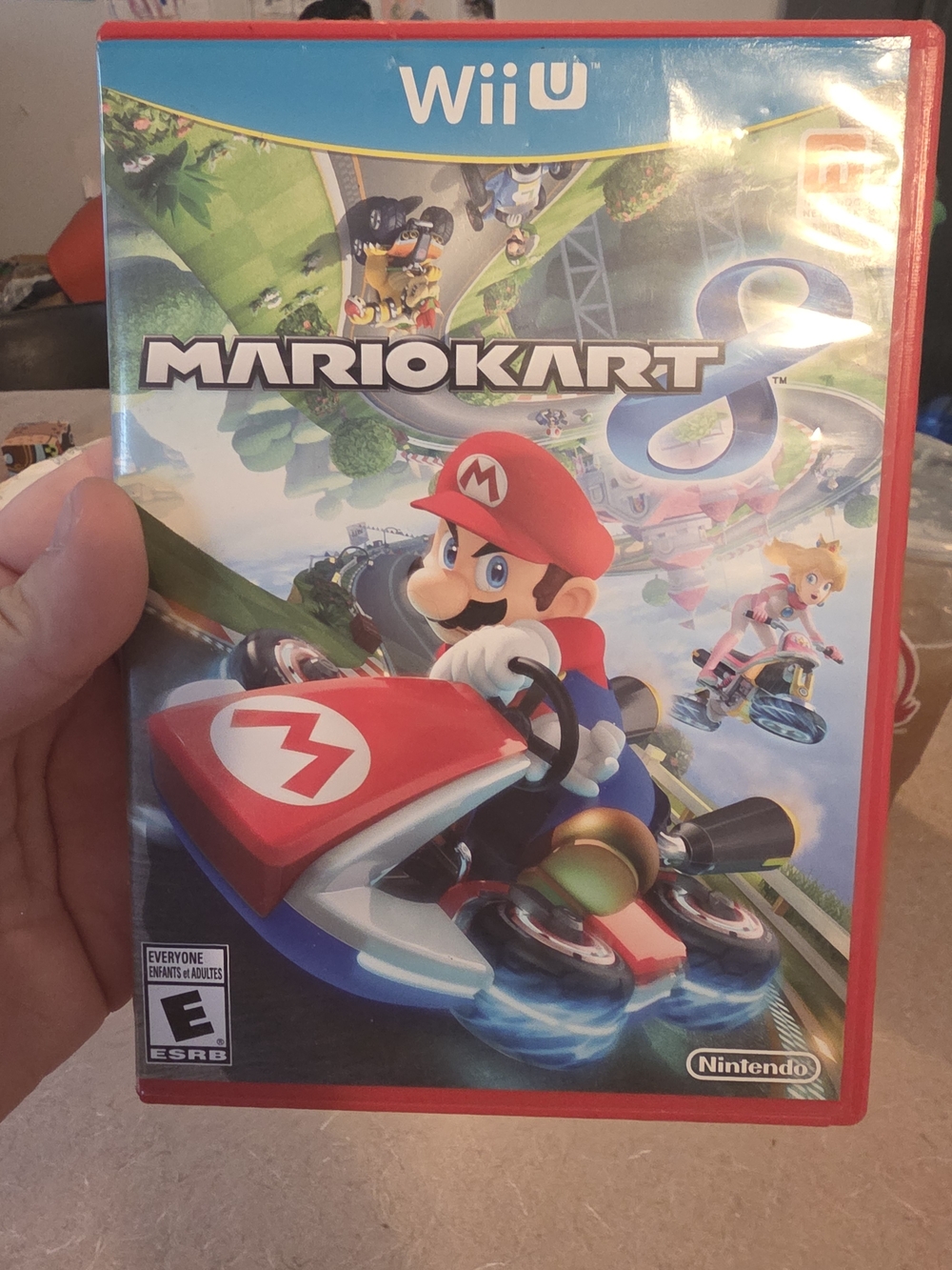 Nintendo Mario Kart 8 Wii U Game - Red and Blue Cover